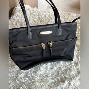Michael Kors Jetset black nylon shoulder bag